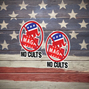 No Cults Vinyl Sticker