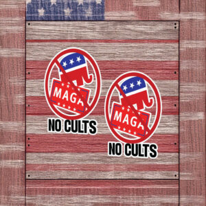 No Cults Vinyl Sticker