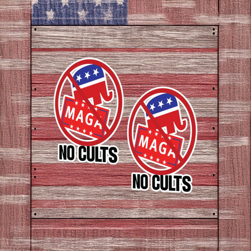 No Cults Vinyl Sticker