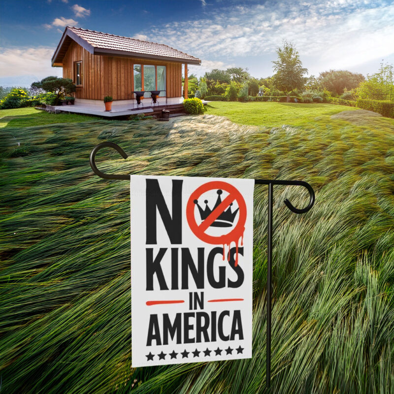 No Kings in America 2026 Garden Flag