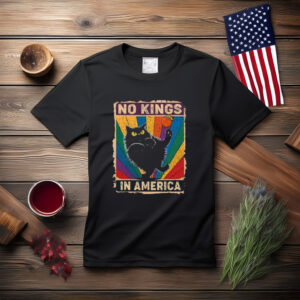 No Kings in America Cat Shirt
