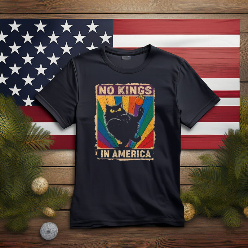 No Kings in America Cat Shirt
