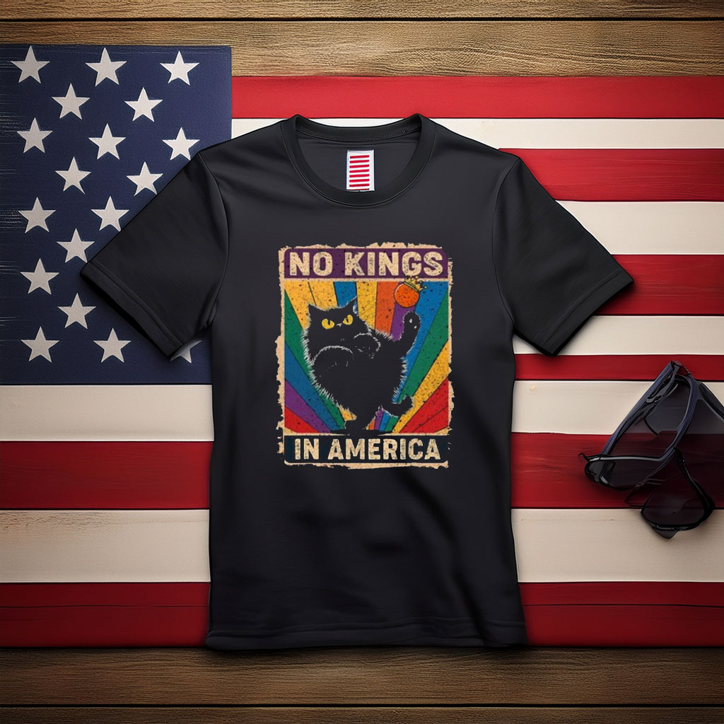 No Kings in America Cat Shirt