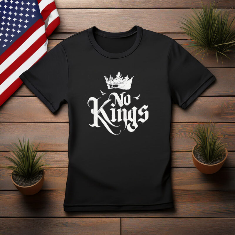 No Kings in America Gothic Metal Statement Shirt