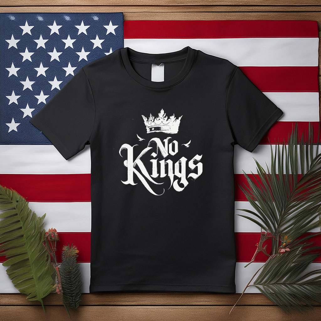 No Kings in America Gothic Metal Statement Shirt