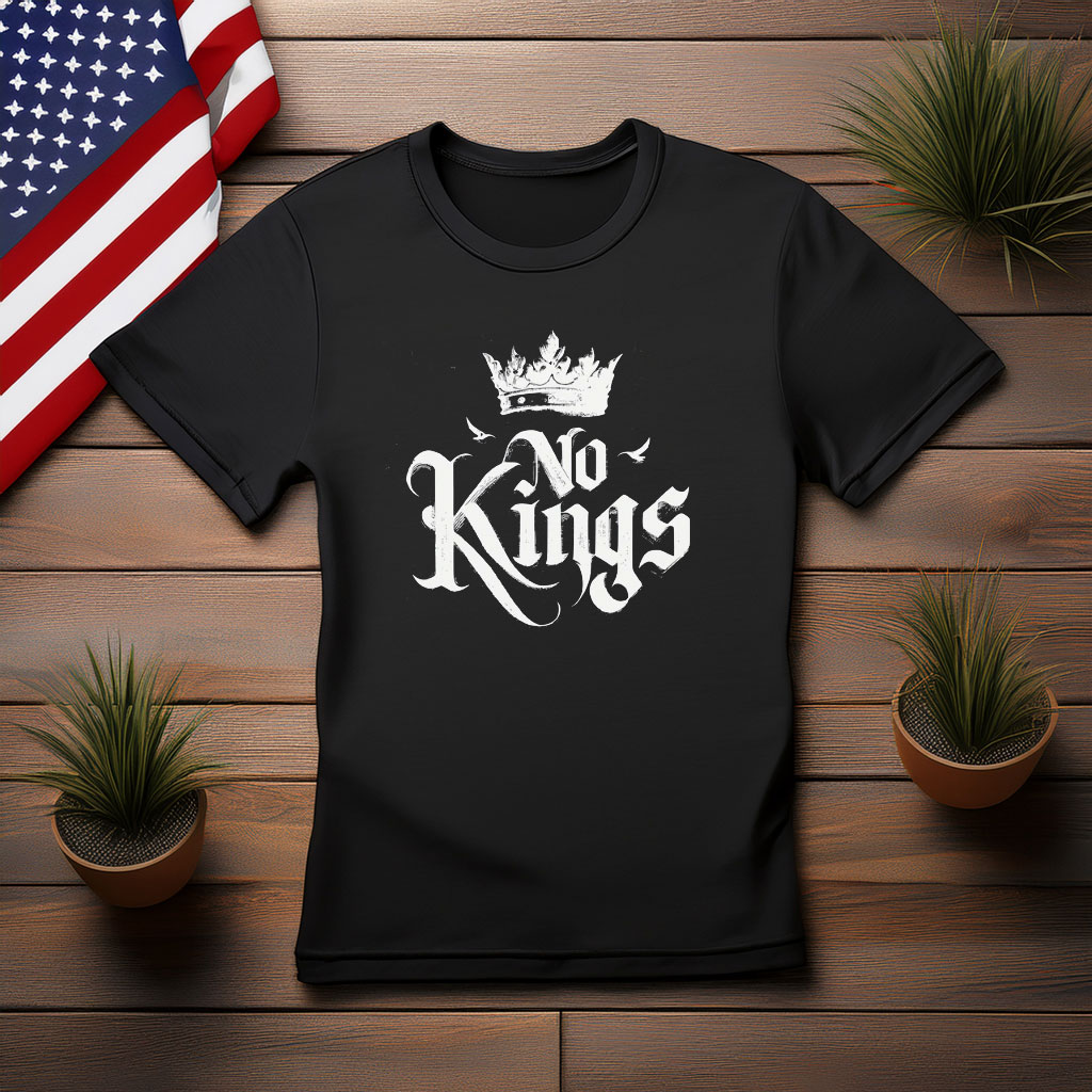 No Kings in America Gothic Metal Statement Shirt