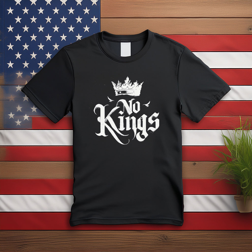 No Kings in America Gothic Metal Statement Shirt