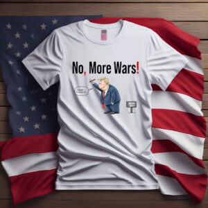 No More Wars Donald Trump Iran War T Shirt