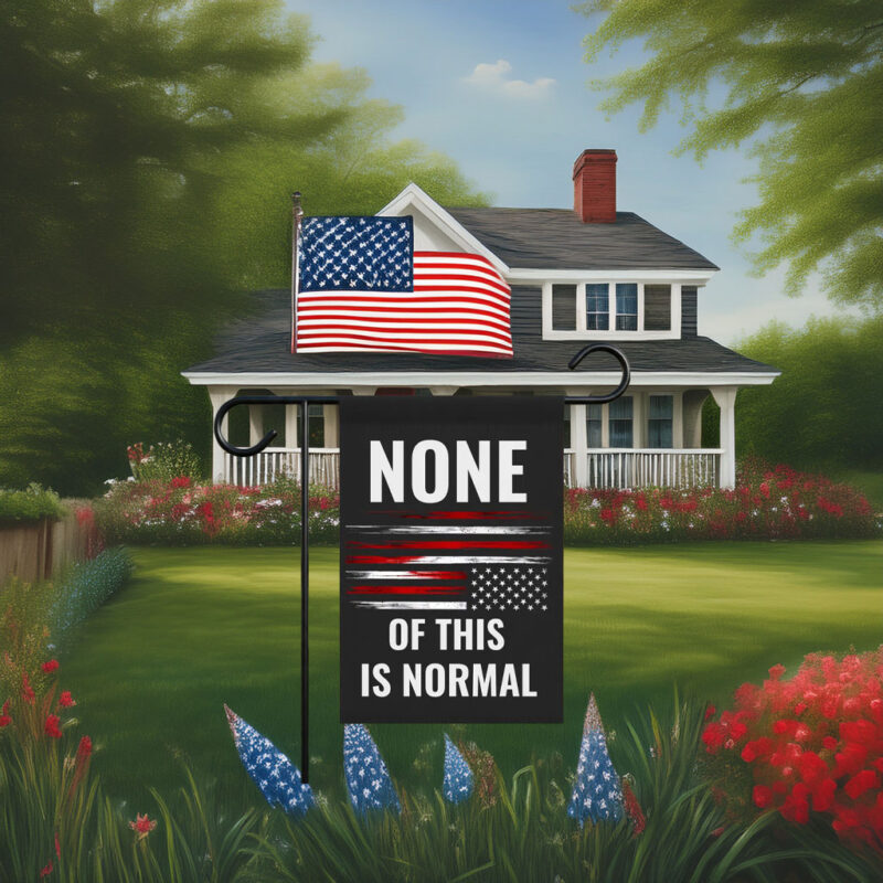 None Of This Is Normal Flag