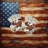 Nope Eagle No Kings Sticker