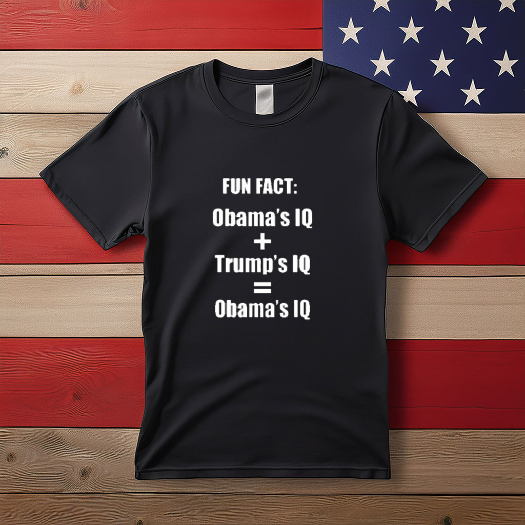 Obama’s IQ vs Trump’s IQ Political Humor Shirt