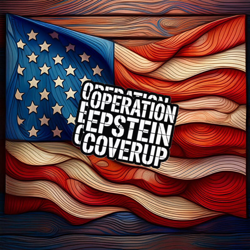 Operation Epstein Coverup Sticker