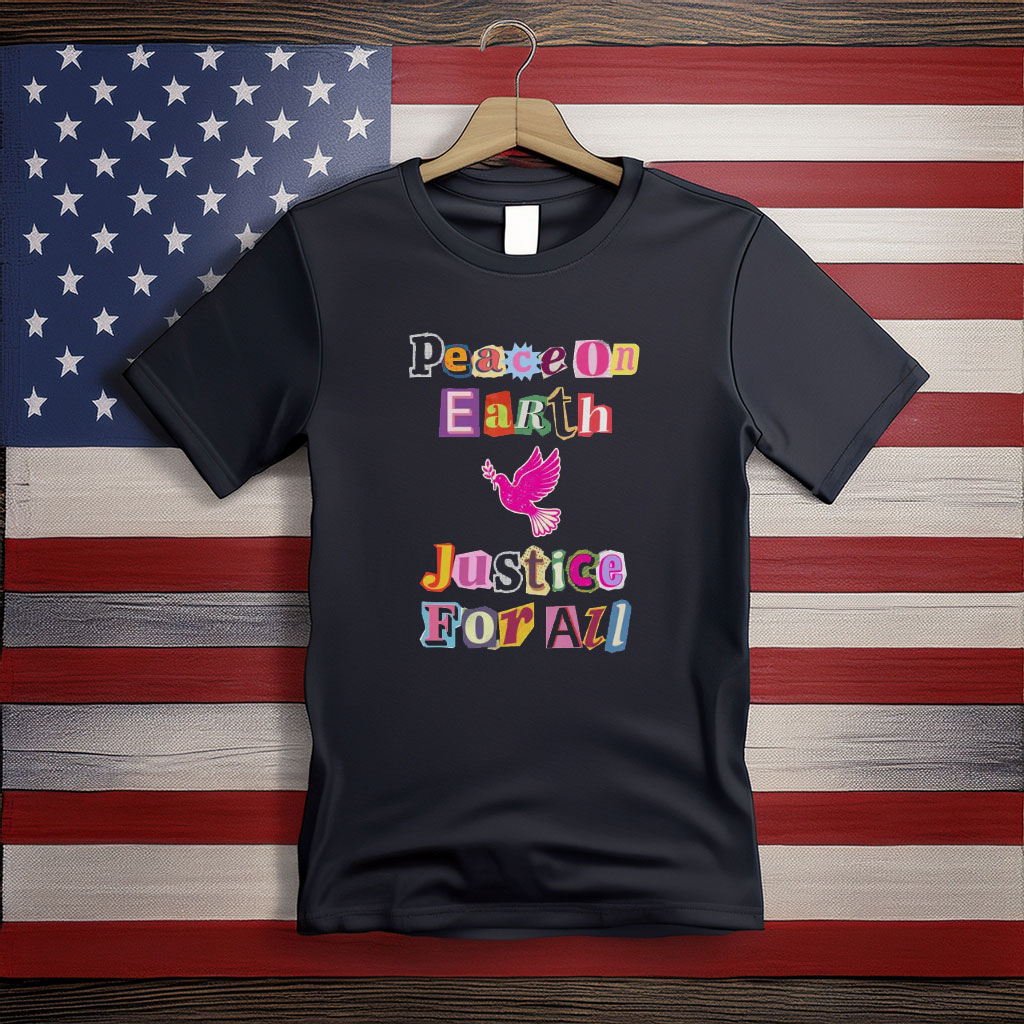 Political Activist Punk Collage Shirt