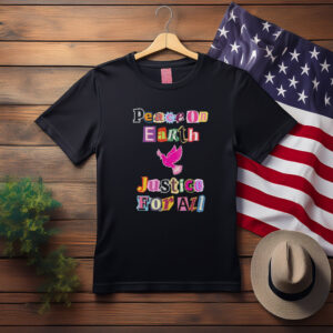 Political Activist Punk Collage Shirt