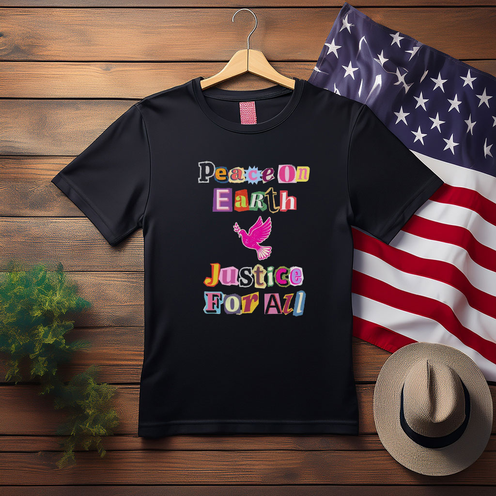 Political Activist Punk Collage Shirt