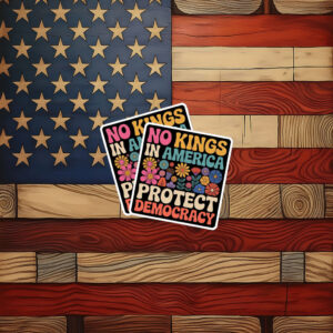 Protect Democracy Decal No Kings In America Sticker