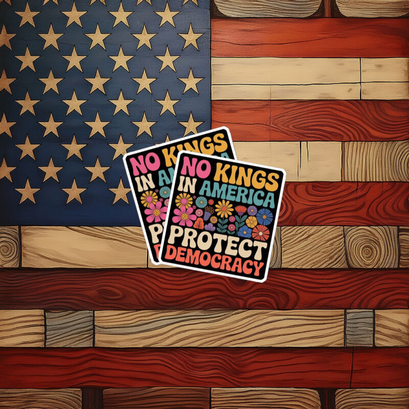 Protect Democracy Decal No Kings In America Sticker