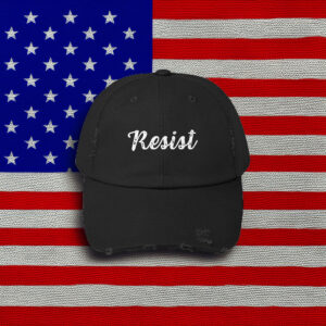 Resist Distressed Cap