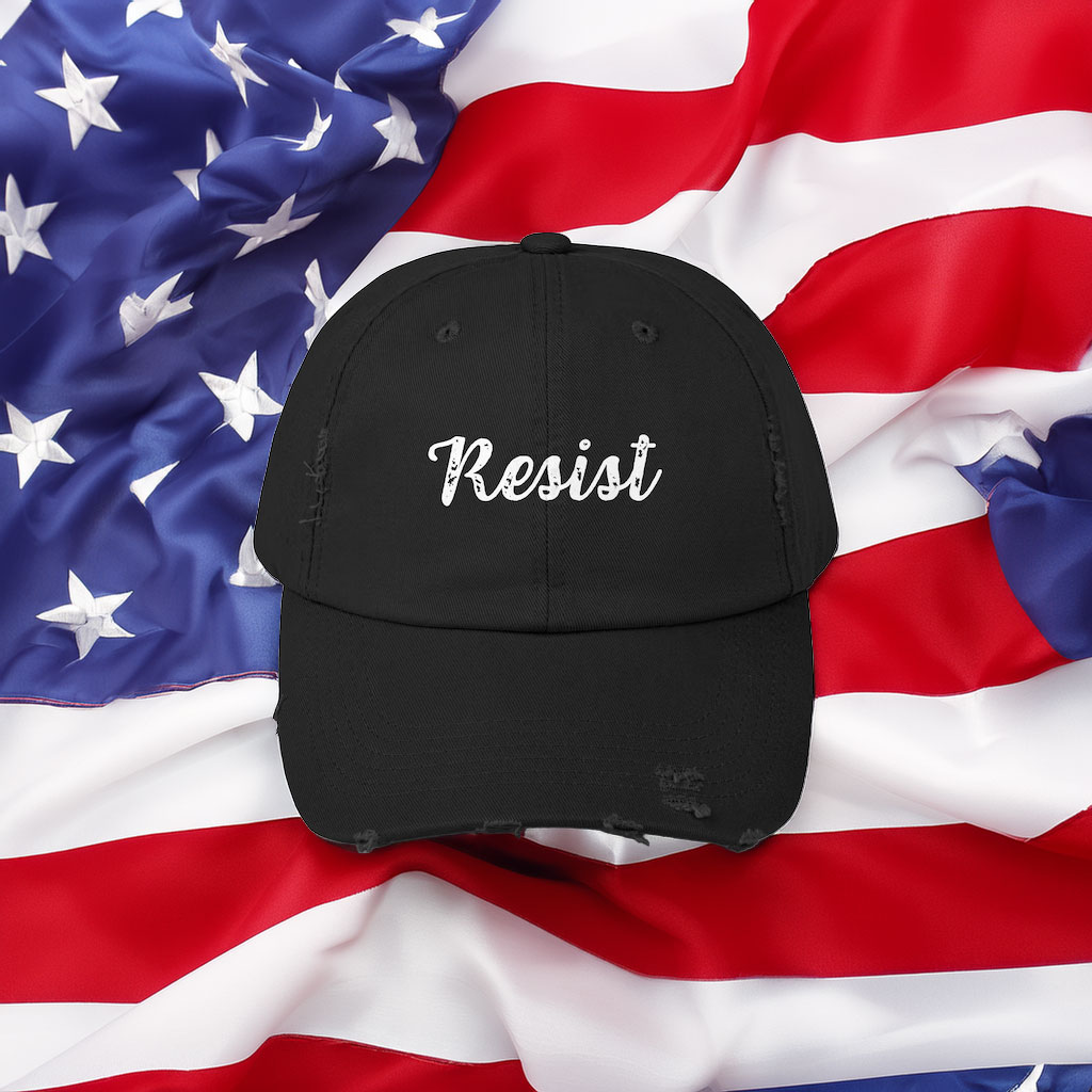 Resist Distressed Cap