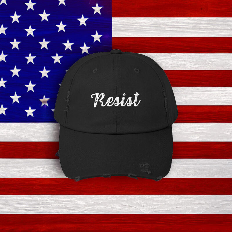 Resist Distressed Cap