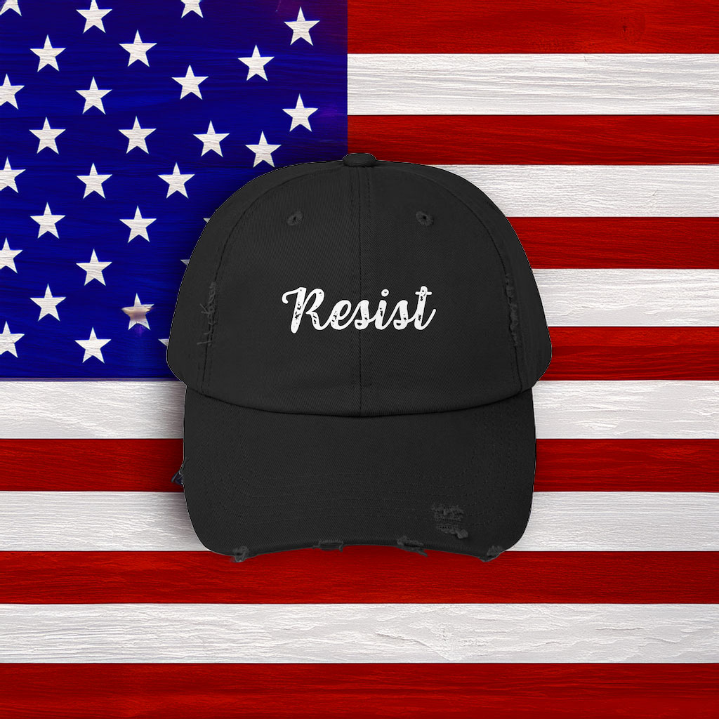 Resist Distressed Cap