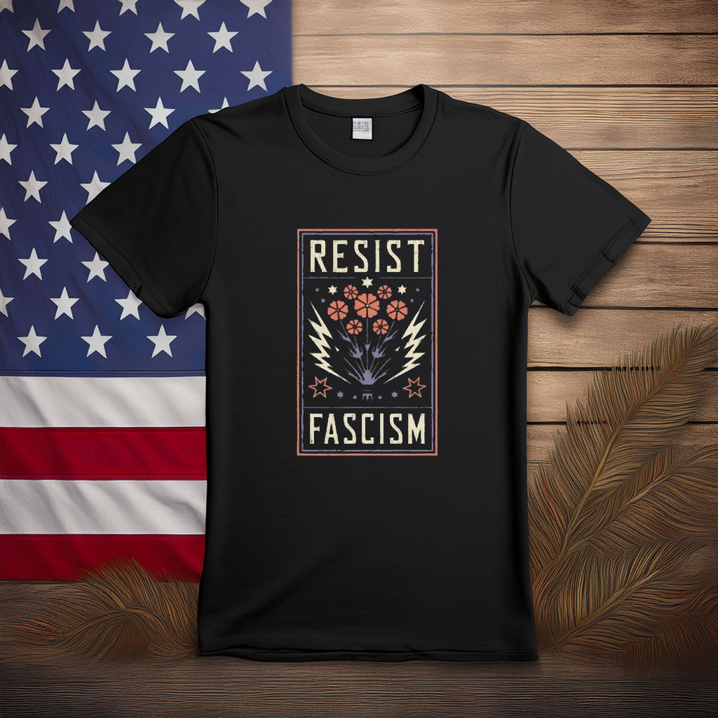 Resist Fascism Vintage Shirt