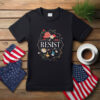 Resist Floral Wreath Shirt