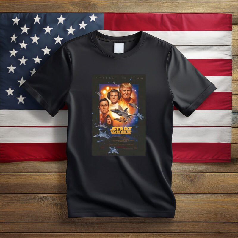 Starwars Poster Parody Trump Anti Iran War Tee
