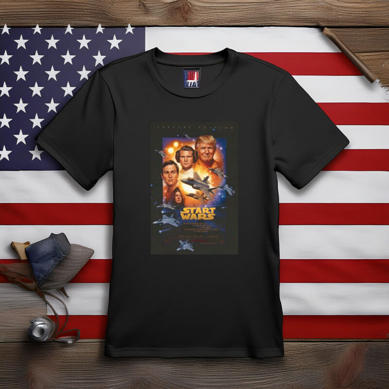 Starwars Poster Parody Trump Anti Iran War Tee