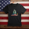 Statue of Liberty Weeping on Flag Protest Shirt