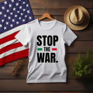 Stop The War Shirt, Minimalist Anti War Tee