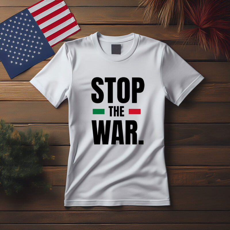 Stop The War Shirt, Minimalist Anti War Tee