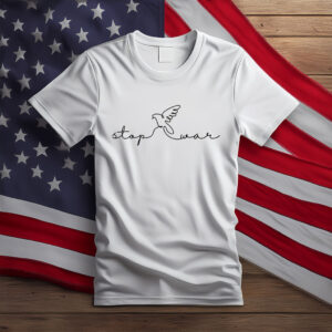 Stop War White Dove T-Shirt