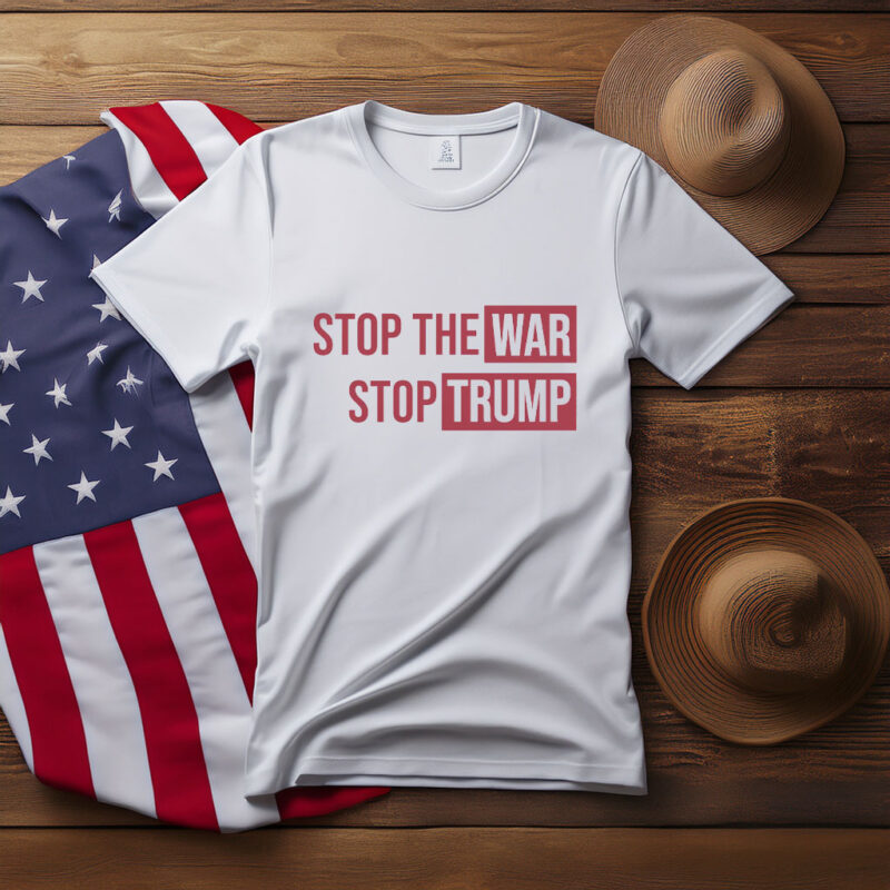 Stop the War Stop Trump Sticker