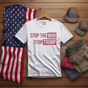 Stop the War Stop Trump Sticker