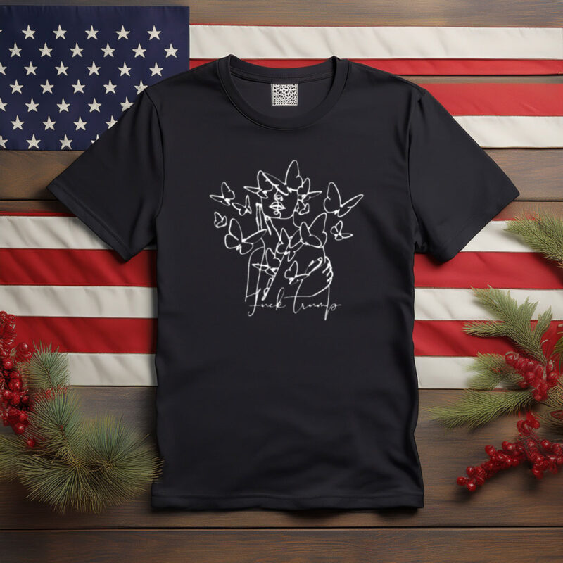 Subtle Anti Trump Line Art Graphic Shirt