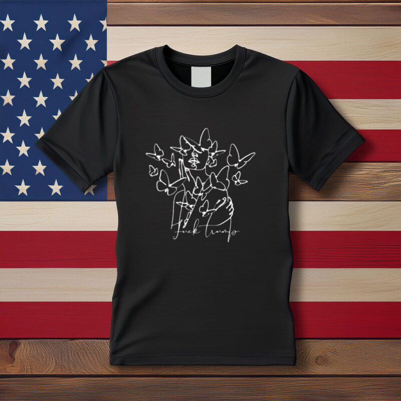 Subtle Anti Trump Line Art Graphic Shirt