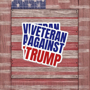 Veteran Against Trump Sticker
