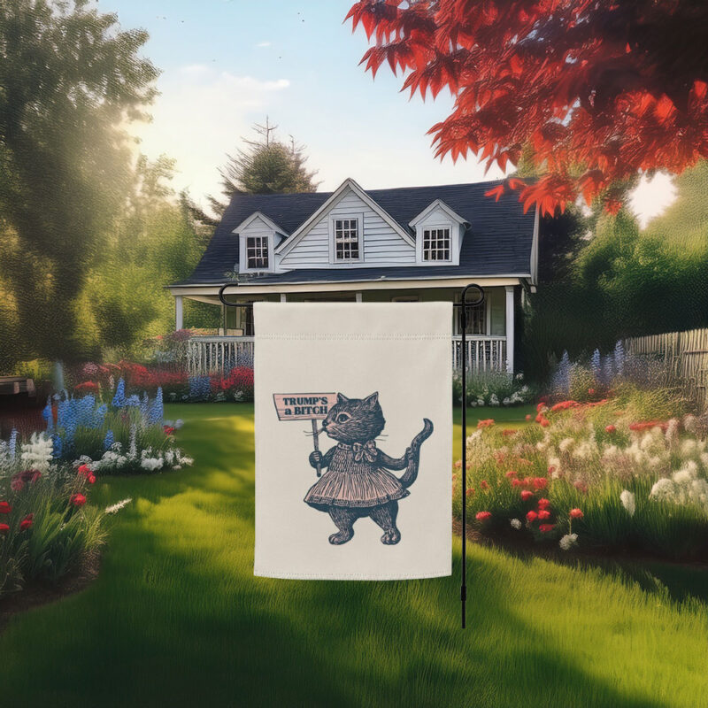 Vintage Anti-Trump Yard Flag