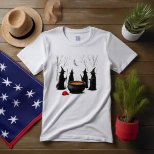 Witchy Cauldron Ritual Graphic Shirt