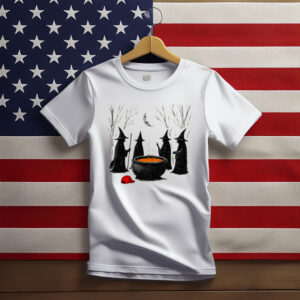 Witchy Cauldron Ritual Graphic Shirt