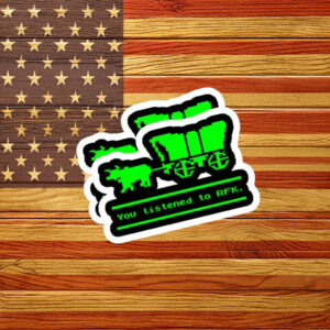 You Listened to RFK Retro Pixel Protest Sticker